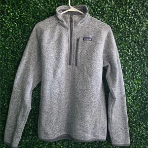 Patagonia Men's Gray Fleece Jacket Size S
